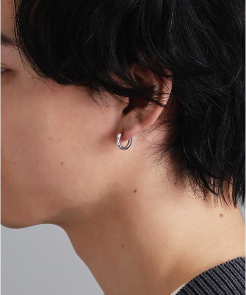 LION HEART シルバー スクエアピアス LION HEART ピアス “for Gift”スタッズピアス/フラグメント