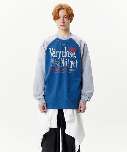 Odd Studio ロンt  オッドスタジオ ODD STUDIO tシャツ Very Close Raglan Over Fit Long Sleeve