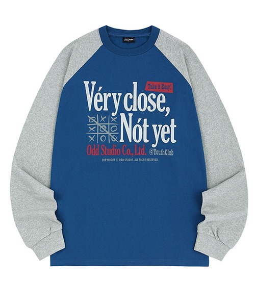 tシャツ Very Close Raglan Over Fit Long Sleeve レディース ODD STUDIO tシャツ Very Close Raglan Over Fit Long Sleeve