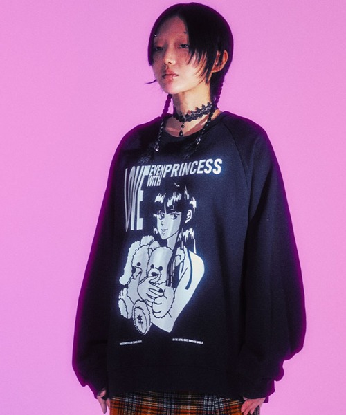 NICE GHOST CLUB トレーナー スウェット A'GEM/9 × .kom「NICE