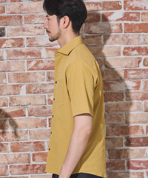 60s ユーロ　半袖シャツ 楽天市場】シャツ オープンカラーシャツ メンズ 夏 夏服 半袖 綿