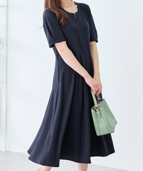 alotta（アロッタ） ワンピース タック袖Aラインワンピース