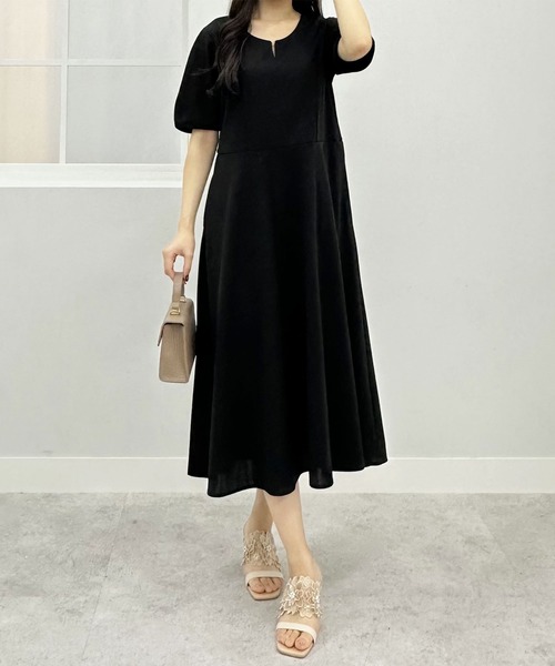 alotta（アロッタ） ワンピース タック袖Aラインワンピース