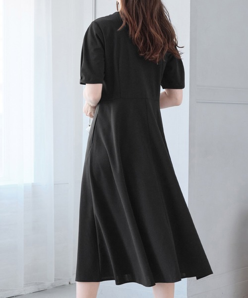 alotta（アロッタ） ワンピース タック袖Aラインワンピース