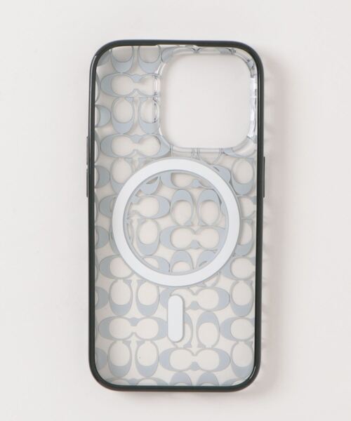 COACH スマホケース IPHONE 15 PRO ケース・シグネチャー
