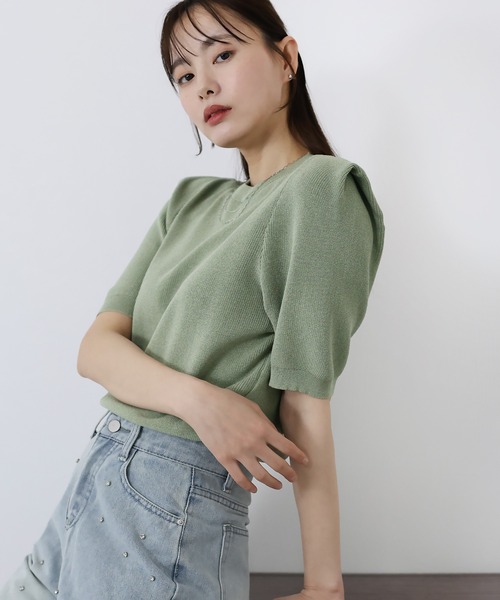 彼のサマーセーター BLUEEAST（ブルーイースト） ニット セーター タックスリーブサマー