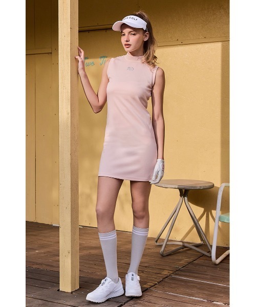 rienda suelta - 【新品】リエンダスエルタ　ゴルフ　ノースリーブ　ワンピース rienda suelta ワンピース 「rienda suelta」GINGAHAM CHECK