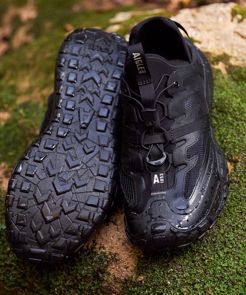 AIGLE スニーカー 軽量 速乾 2層構造 テレキックス アクア