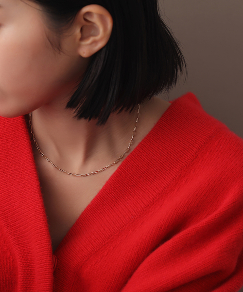 lilas マーベラスチェーンネックレス Lilas ネックレス マーベラスチェーン38cmネックレス K10