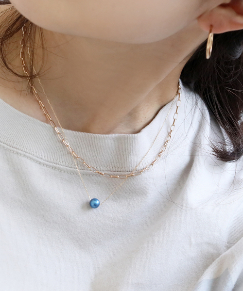 lilas マーベラスチェーン38cmネックレス K10 Lilas ネックレス マーベラスチェーン38cmネックレス K10