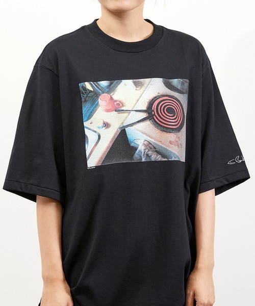 tシャツ JANESMITH ジェーンスミス / TIM BARBER hot knives S/S T-SHIRT グラフィックプリントビッグシルエ JANESMITH tシャツ ジェーンスミス / TIM BARBER hot knives S/S
