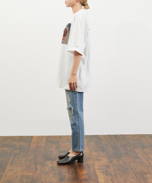 tシャツ JANESMITH ジェーンスミス / TIM BARBER hot knives L/S L-SHIRT グラフィックプリントビッグシルエ JANESMITH tシャツ ジェーンスミス / TIM BARBER hot knives S/S