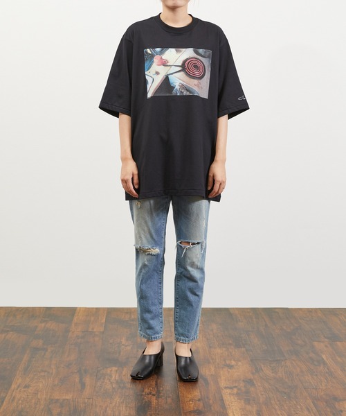tシャツ JANESMITH ジェーンスミス / TIM BARBER hot knives S/S T-SHIRT グラフィックプリントビッグシルエ JANESMITH tシャツ ジェーンスミス / TIM BARBER hot knives S/S