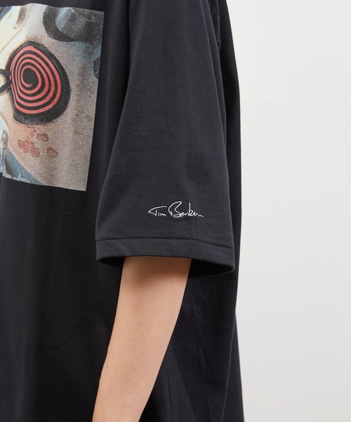 tシャツ JANESMITH ジェーンスミス / TIM BARBER hot knives S/S T-SHIRT グラフィックプリントビッグシルエ JANESMITH tシャツ ジェーンスミス / TIM BARBER hot knives L/S