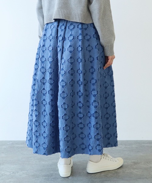 お値下げキャッチワッシャードットジャカード スカート   bulle de bulle de savon スカート fence ジャガード : ZOZOTOWN Yahoo!店