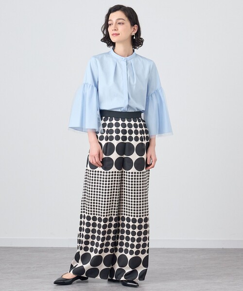 ANAYI（アナイ） ブラウス シャツ ブロードチュールスリーブ ブラウス