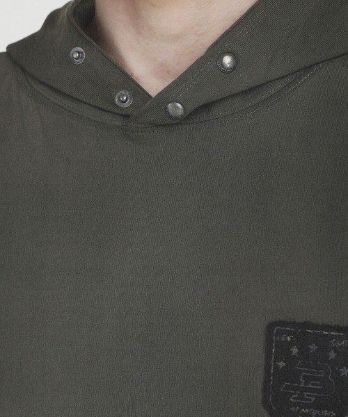 MASONPRINCE ポロシャツ Tシャツ　黒 MASONPRINCE（メイソンプリンス）の「オーバーサイズ 袖ライン