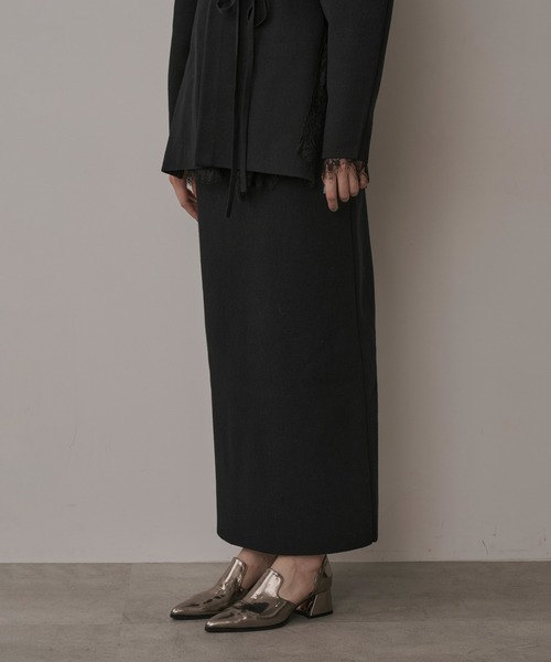 LA BELLE ETUDE（ラベルエチュード） スカート ニットIラインスリット