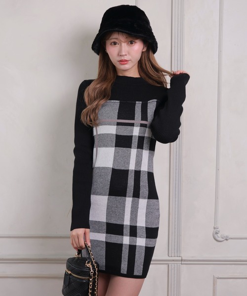 LIP SERVICE（リップサービス） ワンピース アクセントチェック