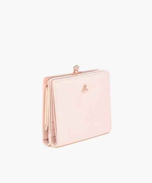 agnes b.（アニエスベー） 財布 ガラスレザー 二つ折り ウォレット