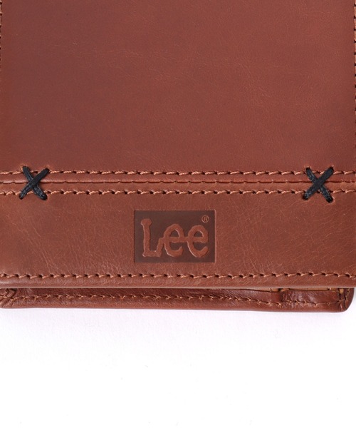 Lee　レザレクション3点 Lee リー 二つ折り 財布 小銭入れあり クロスステッチデザイン