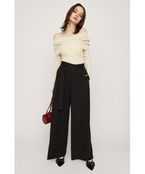 SLY スラックス パンツ TWIST 2TUCK TROUSERS ツイスト ツータック 