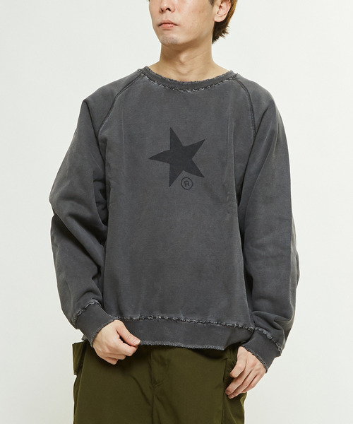 CONVERSE TOKYO トレーナー スウェット STAR DAMAGED SWEAT