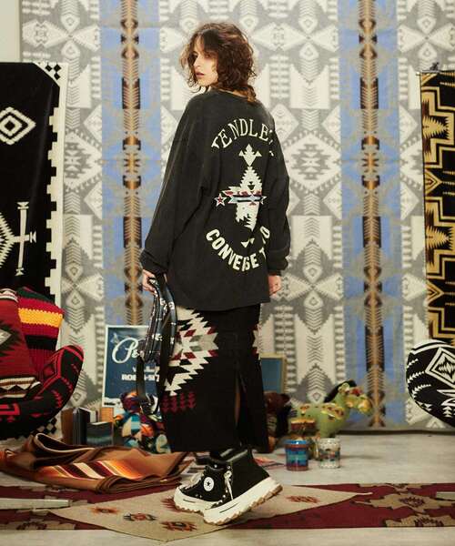 セール】【PENDLETON】KNIT NARROW SKIRT（スカート