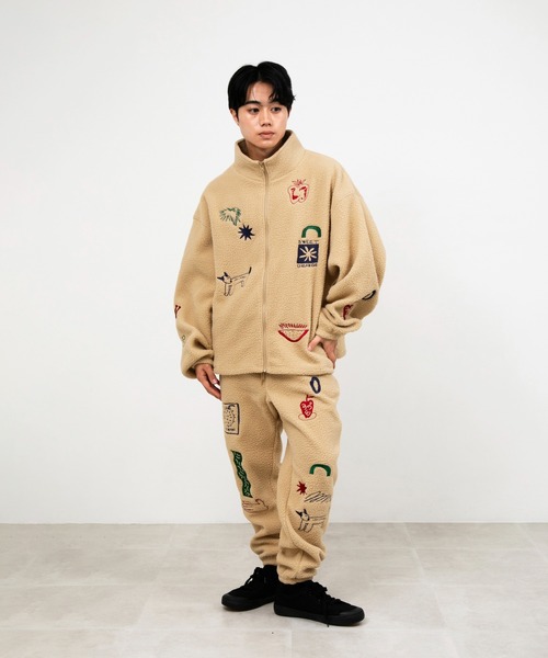 スウェットパンツ ジャージ ”FRUIT” norahi ボアパンツ レディース