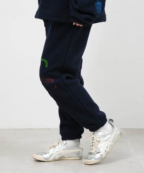 スウェットパンツ ジャージ ”FRUIT” norahi ボアパンツ レディース