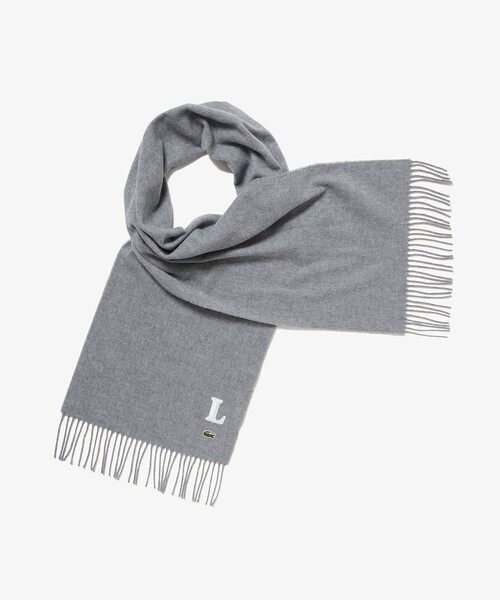 LACOSTE（ラコステ） マフラー イニシャルステッチマフラー / フリンジ