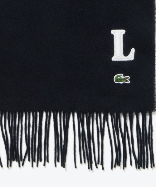 LACOSTE（ラコステ） マフラー イニシャルステッチマフラー / フリンジ