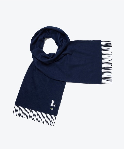 LACOSTE（ラコステ） マフラー イニシャルステッチマフラー / フリンジ