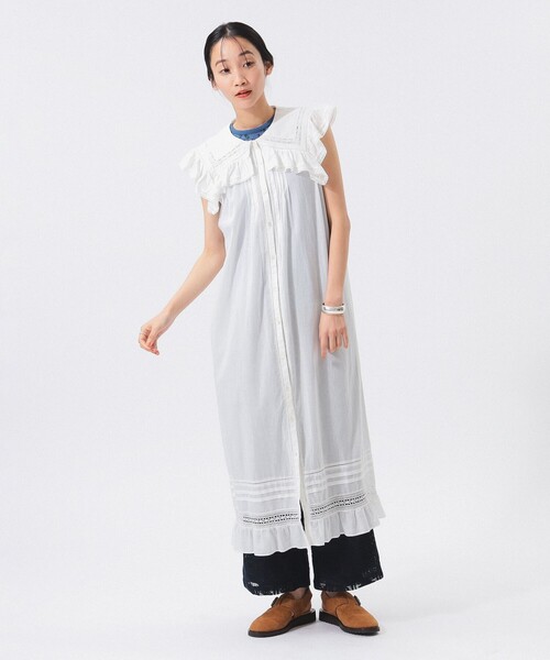BEAMS BOY ワンピース ヴィンテージ レース ノースリーブ