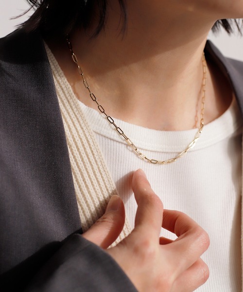 SIENA ROSE（シエナロゼ） ネックレス ペーパークリップチェーン