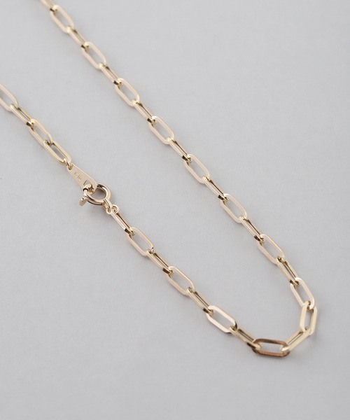 SIENA ROSE（シエナロゼ） ネックレス ペーパークリップチェーン