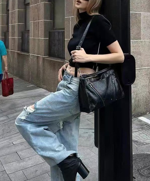 gossip!ロサンゼルス ショルダーバッグ バッグ Y2K ウェイコーティング