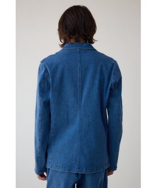 BLUE BLUE デニム テーラードジャケット ネイビー　３ ウォッシュストレッチデニム 3B ジャケット | BLUE BLUE