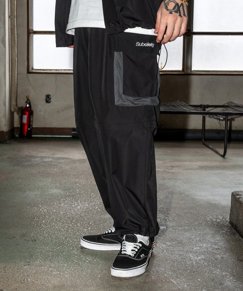 定価9.3万 23AW最新作・極美品・新パッチ SEXY CARGO サイズ48 Subciety カーゴパンツ Ripstop 2way cargo pants メンズ