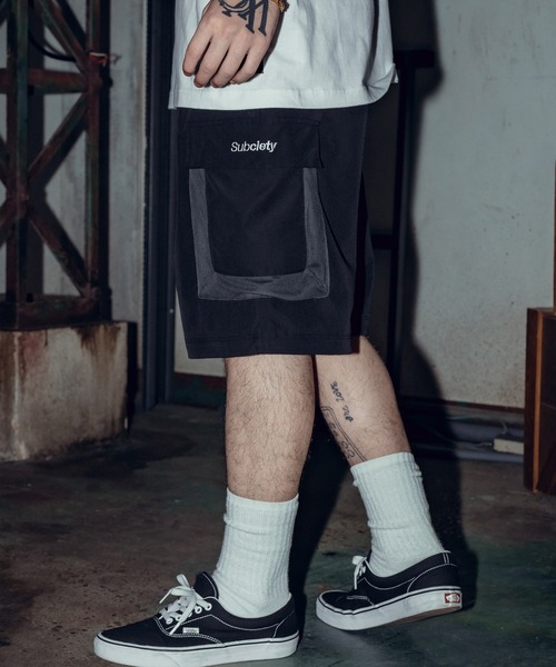 Subciety カーゴパンツ Ripstop 2way cargo pants メンズ