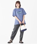 tシャツ 半袖 フランイングラビット柄ロゴチュ...の詳細画像1