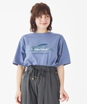 tシャツ 半袖 フランイングラビット柄ロゴチュ...の詳細画像3