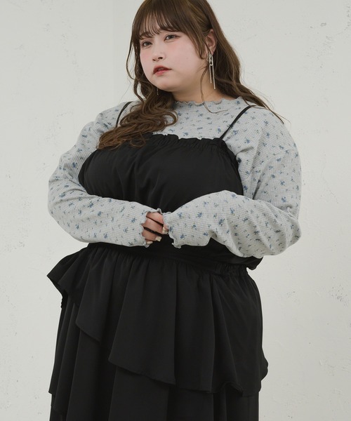 ブラウス Tシャツ トップス レディース 大きいサイズ スクエアネック 花柄 フラワー レース モノトーン 合わせやすい きれいめ ブラック ホワイト ママ ファッシ シャツ レディース カットソー 長袖 襟付き 花柄 レース