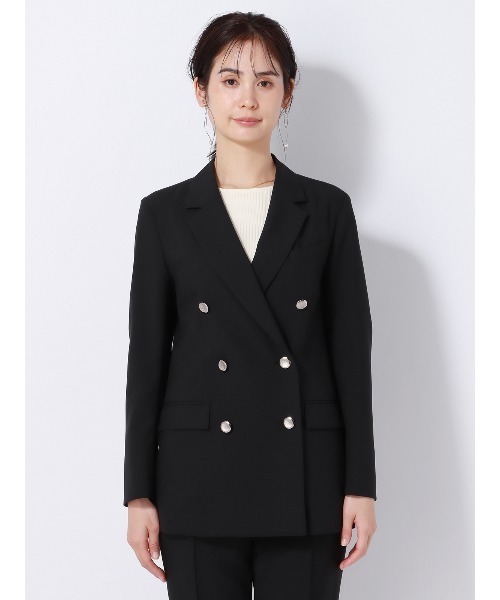 スーツ ダブルブレストジャケット ウォッシャブル 2WAYストレッチ