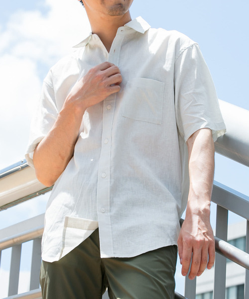 URBAN RESEARCH ROSSO MEN シャツ 「XLサイズあり」リラックスコットン
