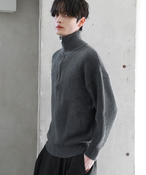 ベーシック ニット full/fill.（フルフィル）の「turtle neck besic knit