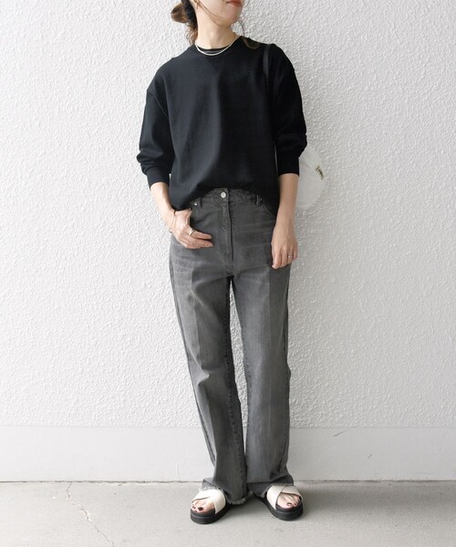 「SHIPS any」 長袖ニット ONE SIZE ブラック レディース SHIPS any 「SHIPS any」 長袖ニット ONE SIZE ブラック