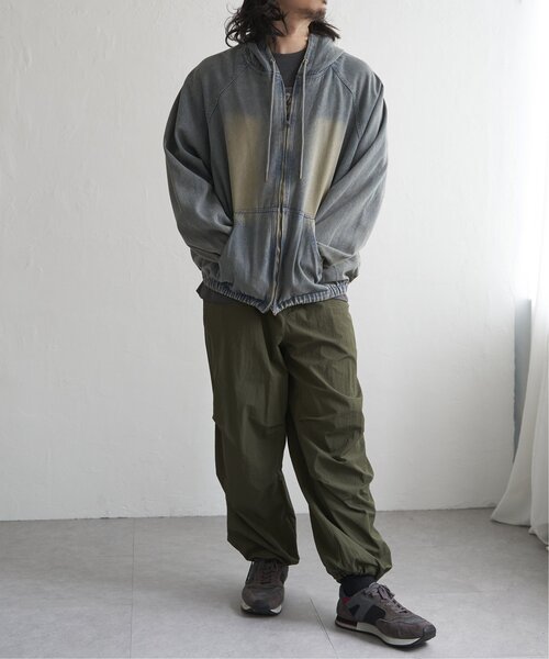 VENCE EXCHANGE パーカー デニムジップパーカー メンズ : ZOZOTOWN