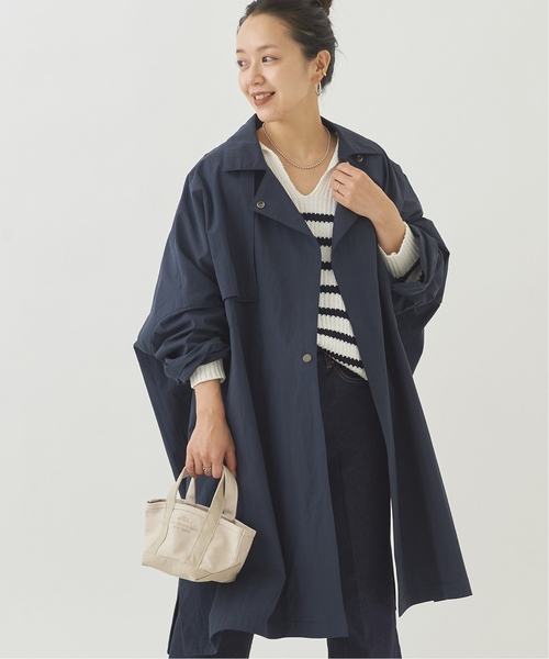 超激安 plage 「Plage」 レディース ネイビー 36 トレンチコート ジャケット・アウター
