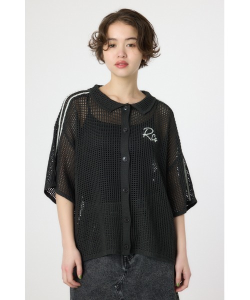 ＜6 COTTON MIX PATTERN BORDER カーディガン タンク 6（ロク）｜タンクトップ一覧 - WEAR